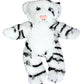 Cuddly Soft 8 Inch Stuffed White Tiger...We Stuff 'Em...You Love 'Em!