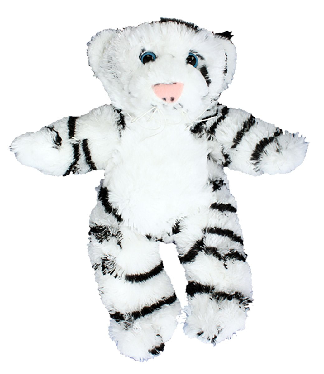 Cuddly Soft 8 Inch Stuffed White Tiger...We Stuff 'Em...You Love 'Em!