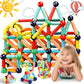 Mky Magnetic Sticks Building Blocks For Kids Toys For Girls Magnetic Toys For Boys Age 3+ Year Magnet Stick With Balls Game Set 