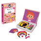 Janod Magnetibook 66 Pc Magnetic Girl Crazy Face Dress Up Game - Ages 3+ J02717