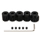 5Pack Sharegoo Steel 32P 5Mm Pinion Gear Sets 13T 14T 15T 16T 17T Fit 5Mm Shaft Compatible With Hpi Kyosho Losi Axial Traxxas Ta