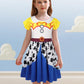 Eledobby Jessie Toy Story Costume Girls Princess Jessie Dress Cowgirls Costumes Halloween Outfit Birthday Party Dresses 9-10Year