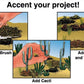 Woodland Scenics Desert Plants Diorama Kit SP4124 - Multicolor, Wood, 1 Size