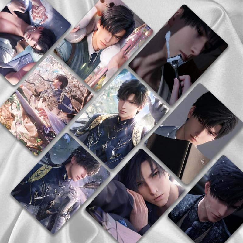 Love and deepspace Lian Yu Shen Kong Sylus Qin Che LOMO Cards Anime Game Card Cosplay 57x86mm Card Merch 50PCS (Zayne)