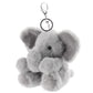 Apricot Lamb Cute Toys Plush Gray Elephant Stuffed Animal Soft Keychain For Kids Bag, Purse, Backpack, Handbag (6 Inches)
