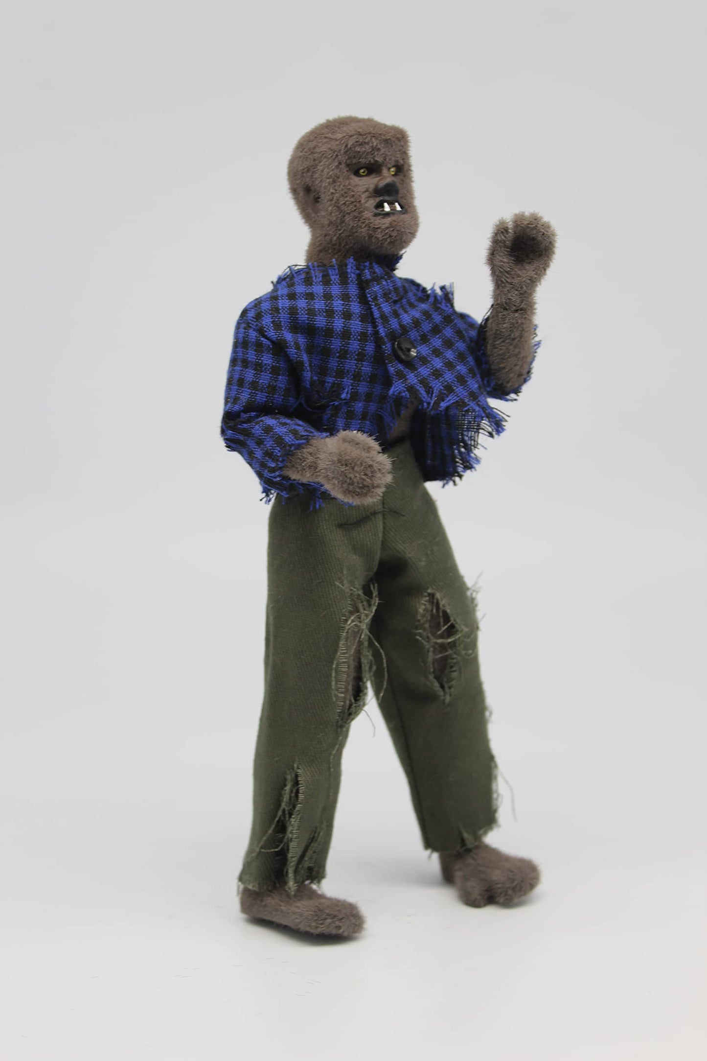 Mego Action Figures, 8” New Mego Werewolf - Full Body Flock (Limited Edition Collector’S Item)