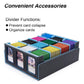 Venssu Card Dividers For Card Storage Box (Wathet, Divider)