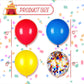 24 Pcs Carnival Party Balloons 12'' Carnival Theme Party Decorations Carnival Balloon Bouquet Carnival Birthday Party Decoration