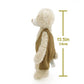 Mr Vivicare 13.5' Cream Beige Bear Stuffed Animals For Kids And New Born Babies,Knitted Dressed Stuffed Teddy Bear Plush Toys For Boys And Girls,Great Gifts On Birthday,Christmas,Machine Washable
