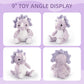 VANLINNY NEW Purple Dinosaur Plush Toy - Cuddly Cotton Stuffed Animal for Baby, Nursery & Gifts, Model SAV006