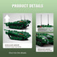 DAHONPA Stridsvagn 103 Tank Building Block Set, 692 PCS, Green, Plastic, Includes 2 Soldier Figures, Medium Military Model