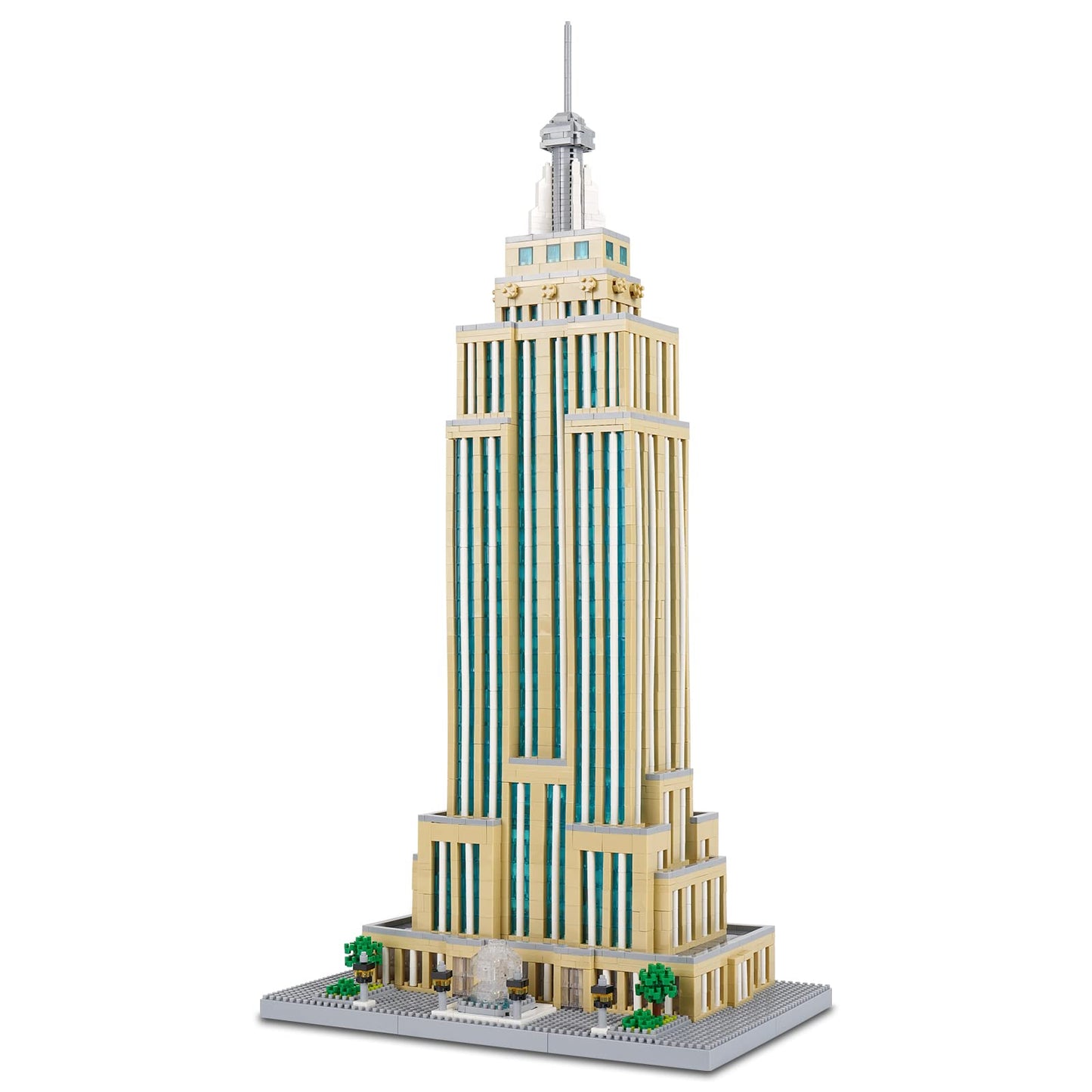 Geniteen Mini Building Block Set, World Architecture Model Micro Mini Blocks Famous Landmark Model Building Toys, 3819 PCS