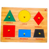 Shapes Wooden Tray Puzzle (Multicolor)