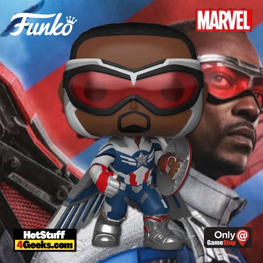 Funko Pop! The Falcon And The Winter Soldier # 819 - Captain America [Action Pose] Exclusive