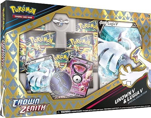 Pokemon Trading Card Game: Unown V & Lugia V Crown Zenith Box Set