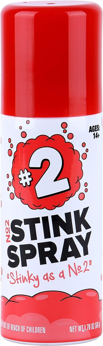 Laughing Smith No 2 Stink Spray - Max Potency Fart Spray, 50ml, Red - Hilarious Prank Gag Gift for Fun Times