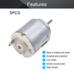Fielect 5Pcs DC Motor 1.5-6V 5000-20000RPM Micro Motor Mini Motor Electric Motor Round Shaft for RC Boat DIY Car Toys Model DIY