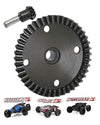 Rcarmumb Main Diff Gear 43T & Main Input Gear 10T Upgrades Part for ARRMA 1/8 Kraton/Notorious/Outcast/Talion 6S BLX,1/7 Firetea