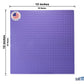 Slabdreamlab 12''X12'' Baseplate For All Major Building Bricks And Blocks (Pastel Purple, 4-Pack)