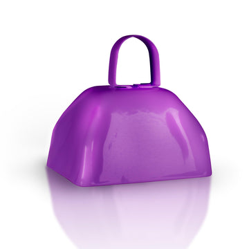 Windy City Novelties Metal Cowbell Novelty Noise Makers - 3 Inch - 12 Pack - Purple