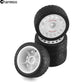 Chanmoo 1/10 Rc Rally Car Tires On Road Tyres 12Mm Hex Plastic Wheels Rims Compatible With 1/10 Scale Racing Car Tamiya Tt01 Tt0