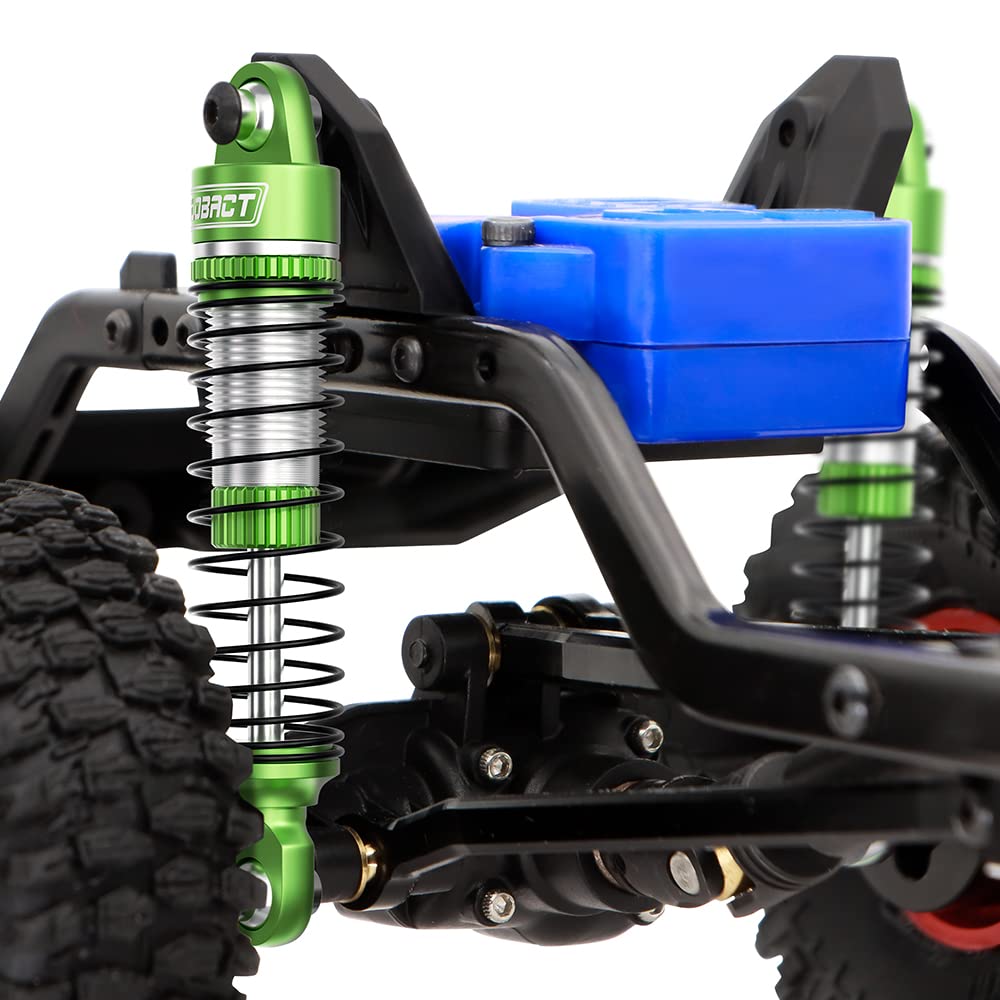 GLOBACT for 1/18 TRX4M Shocks 52mm Aluminum Front & Rear Shocks RC Crawler Car Upgrade Accessories (4PCS Green)