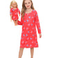 Bow Dream Girl Dress Cute And Matching American Girl Doll Clothes Accessories For Girls Dresses Set Dancing Girl Size 140