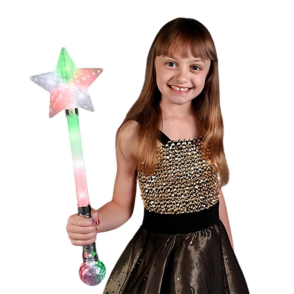 Blinkee Spectacular Jumbo Size Light Up Magic Star Crystal Wand