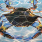 Heritage Puzzle Blue Crab Bay - 550 Piece Jigsaw Puzzle