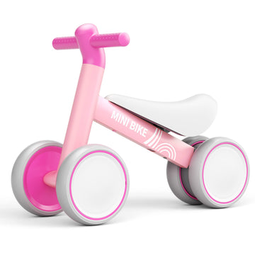 67I Baby Balance Bike For 1 Year Old Boys & Girls 12-24 Month, Toddler First Bicycle Toy (Pink)