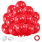 Red Balloons 200Pcs, 5 Inch Small Red Latex Party Balloons, Mini Thick Red Birthday Balloons For Birthday Wedding Decorations, B
