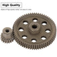 WEISHUJI 11184 Differential Main Metal Spur Gear 64T, Main Metal Spur Gear 64T & 11119 Motor Gear 17T RC Replacement Parts for R