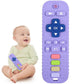 Chuya Silicone Baby Teething Toy Remote Control Shape Chew Toy For Babies 3-6 Months 3-24 Months, Teether Relief Baby Toys For Infants Tv Bpa Free(Purple)