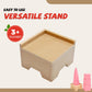 Adena Montessori Pink Tower Stand - Wooden Educational Toy - Model A041 - Engaging Learning Aid for Children