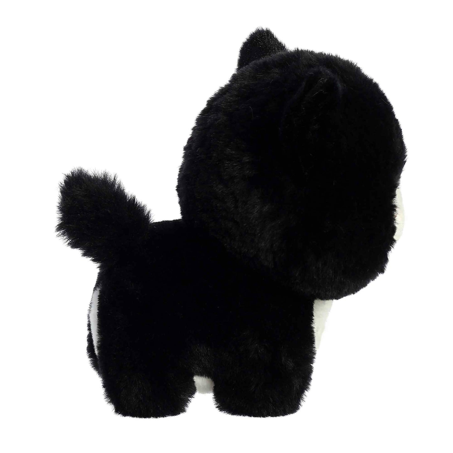 Aurora® Playful Teddy Pets™ Tuxedo Cat Stuffed Animal - Unique Design - Endless Play - Black 6.5 Inches