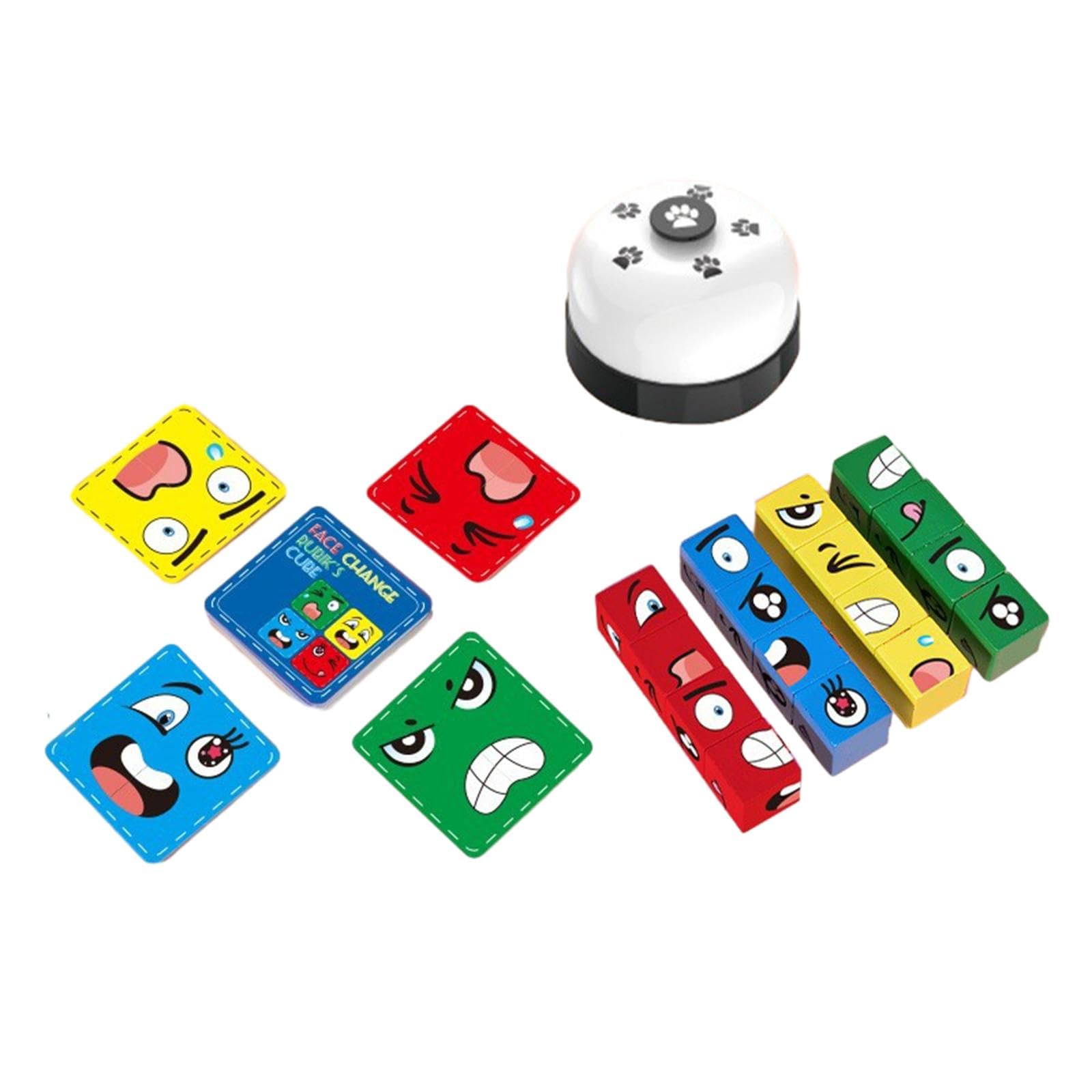 Merishopp Expression Puzzle Building Blocks Portable Birthday Gift Parent Child Puzzle| Educational Toy For Kids | Fun & Learnin