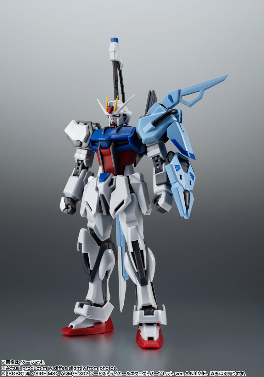 TAMASHII NATIONS - Mobile Suit Gundam Seed - AQM/E-X02 decorative replica blade Striker & Effect Parts Set ver. A.N.I.M.E.  Bandai Spirits The Robot Spirits Figure