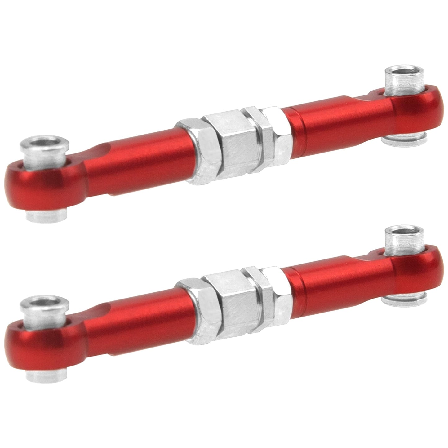 4Pcs ShareGoo Metal Steering Rod Servo Linkages Turnbuckle Compatible with Hyper Go MJX 16207 16208 16209 16210 H16BM H16GT H16D