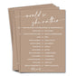 Bridal Shower Games Cards, Would She Rather Bridal Shower Game for 25 Guests, Engagement Party Wedding Games for Guests, Minimal
