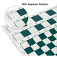 Reicyfang 20'' Tournament Roll Up Chess Board, Tournament Chess Mat, Vinyl With Green Squares, Chess Rollable Chessboard, Non Sl