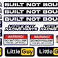 Generic Little Guy Racing Parts Black Label M/T (57mm) 1.0 Inch Tires Compatible with 1/24 RC Axial SCX24, RGT, Element, Enduro,