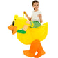 One Casa Blow Up Party Costume,Inflatable Costumes For Kids,Ride On Duck Costume,Halloween Costumes For Girls/Boys (4-6Yrs)