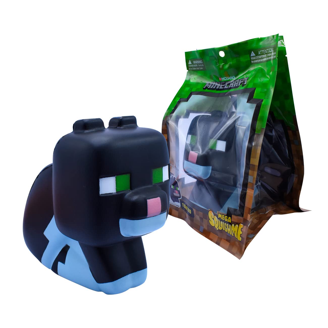 Minecraft Mega Squishme - Series 2 (Tuxedo Cat)