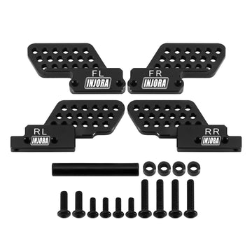 INJORA Shock Mount Multiple Mounting Positions Damper Holder CNC Aluminum for TRX4M Defender 1/18 RC Crawler Upgrades