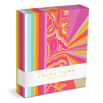 Galison Trina Turk 1000 Piece Puzzle From Galison - Bright And Colorful 1000 Piece Puzzle, Featuring The Prints Of Trina Turk, T