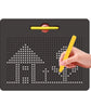 Funblast Magnetic Drawing Board Educational Toy - Sketch Pad For Kids, Draw Freely On The Doodle Pad With Magnetic Balls For 3+