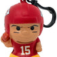 Party Animal NFL Squeezymates Kansas City Chiefs Mahomes Figurine, Team Colors, 2.5 Tall