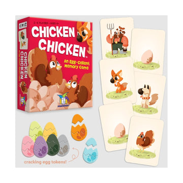 Gamewright - Chicken Chicken - an Egg-Cellent Memory Card Game