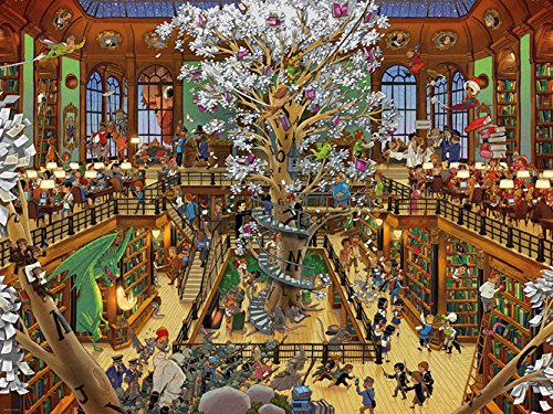 Heye 29840' Library, Oesterle Triangular Puzzles, White