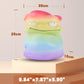 Anboor 9.9Inches Jumbo Squishies Rainbow Monster Toy Kawaii Gaint Soft Animal Toy Slow Rising Scented Squishys Stress Relief Squeeze Toy Kids Toys For Halloween Birthday Gift Party Décor